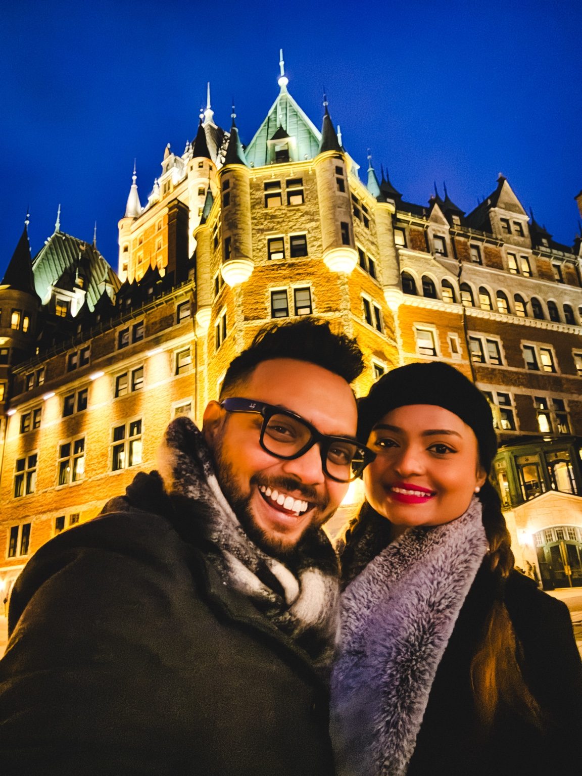 Chateau Frontenac travel portrait